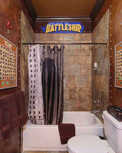 battleship themed bathroom with escape room game near central florida attractions