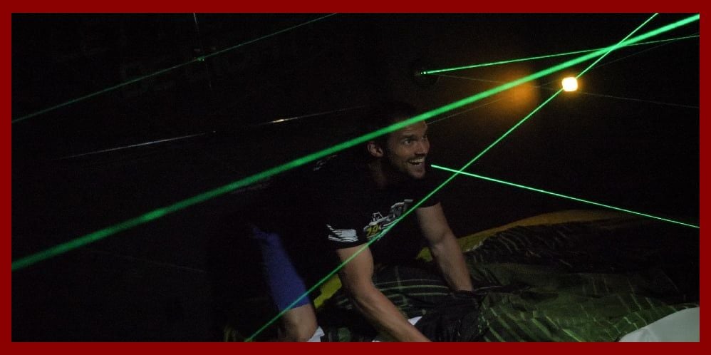 play a laser maze near Disney and Orlando at this vacation retreat rental