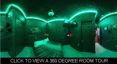 laser maze in a bedroom