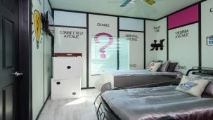 Monopoly themed bedroom
