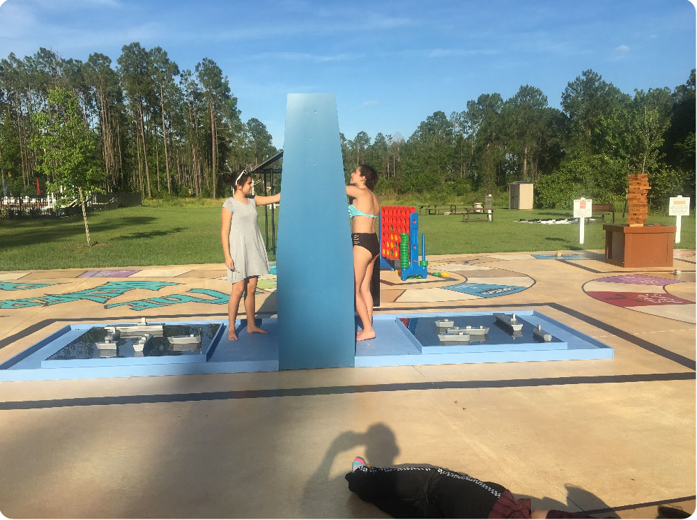 play giant life-sized Battleship at Great Escape Parkside