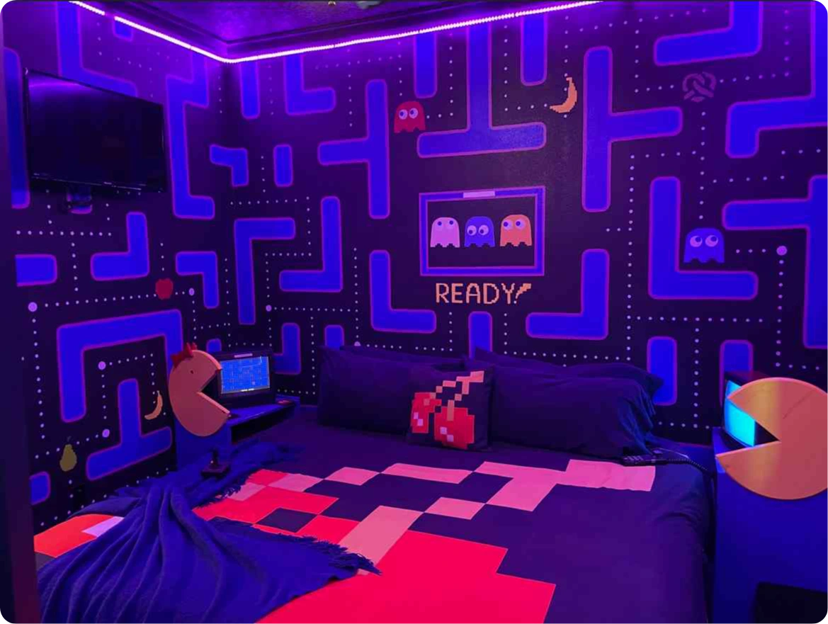 Ms. Pac-Man Bedroom at GE Parkside